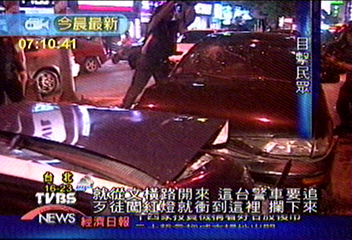 拒攔檢 警匪大追逐 匪衝撞警2警傷