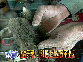 偷錢不著!小賊拔土地公鬍子出氣