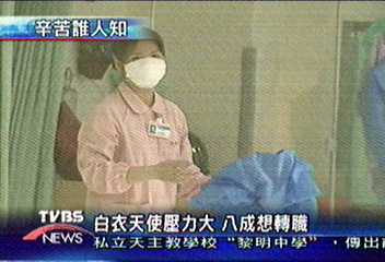 白衣天使壓力大　八成想轉職