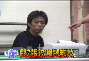 網路之狼假援交　連續性侵無知少女