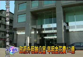 政府外租辦公室 年租金花費12億