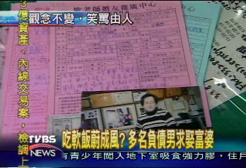 吃軟飯蔚成風? 多名負債男求娶富婆