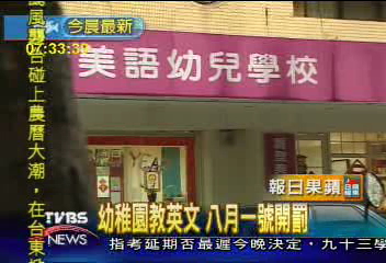 幼稚園教英文 將開罰送辦