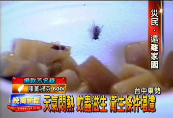 災民安置禮堂 公廁當澡堂吃大鍋飯