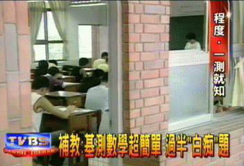 補教：基測數學超簡單　過半「白痴」題