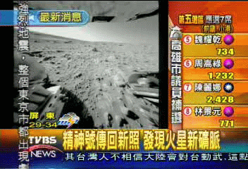 精神號傳回新照 發現火星新礦脈