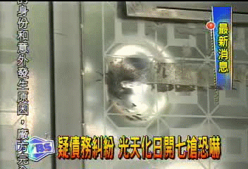 疑債務糾紛　光天化日開7槍恐嚇
