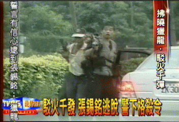 驚悚圍捕夜！　警力駁火對戰張錫銘