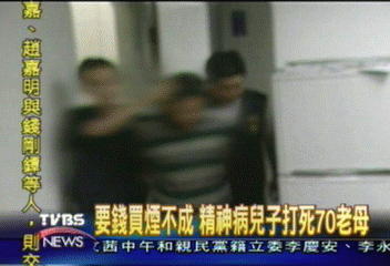 要錢買煙不成 精神病兒打死70老母