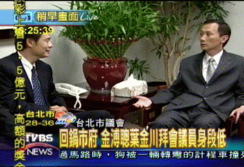 金溥聰拜會市議會　議員：勿當鬥雞