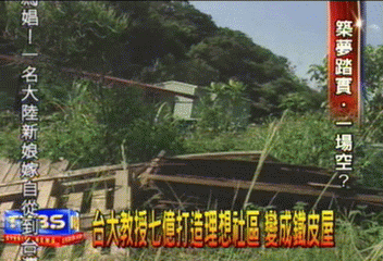 台大教授7億打造理想社區　變成鐵皮屋