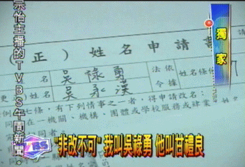 〈獨家〉「非改不可」　我叫吳祿勇　他叫甘禮良
