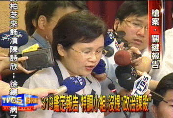 319鑑定報告 特調小組︰沒提「政治謀殺」