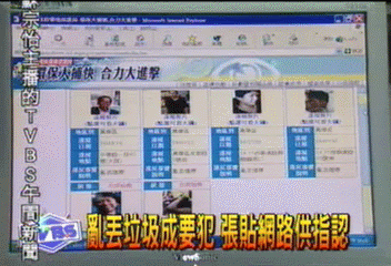 亂丟垃圾成要犯　張貼網路供指認
