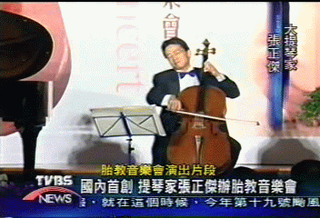國內首創 提琴家張正傑辦胎教音樂會
