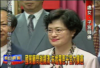 國策顧問趙揚清 未婚罹患子宮內膜癌