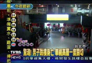 男子跳樓身亡 華視舊大樓驚魂