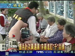 〈獨家〉「計次器」出動！　李嘉進把握手次數量化
