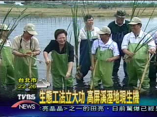 生態工法立大功 高屏溪溼地現生機