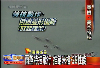 俄羅斯雨燕　珠海上演空中特技秀