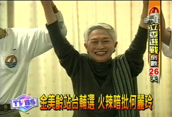 金美齡站台輔選 火辣暗批何麗玲