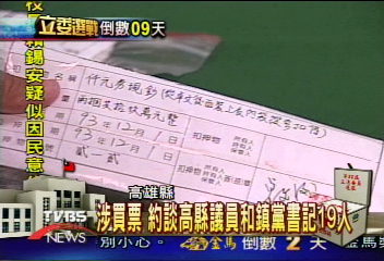 涉買票 約談高縣議員和鎮黨書記19人