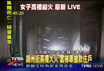 女子疑嗑藥縱火燒屋 住戶急疏散大罵