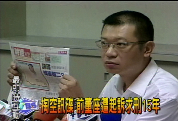 掏空訊碟 呂學仁求刑15年併罰5億