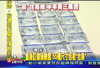 〈獨家〉訂做保險套!55種尺寸包君「合身」