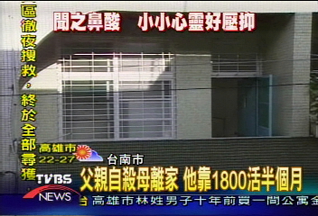 母離家父自殺 小三生獨自伴屍15天