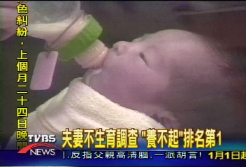 夫妻不生育調查 「養不起」排名第1