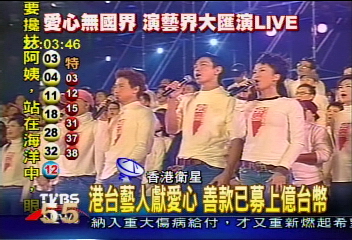 兩岸三地藝人 拯救南亞大匯演