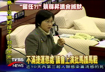 不滿捷運懲處 議會上演批馬謢馬戰