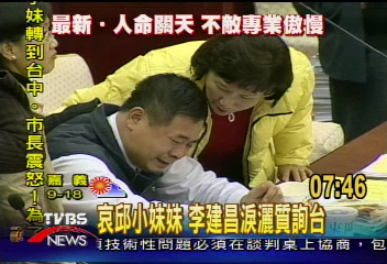 哀邱小妹妹!李建昌淚灑質詢台