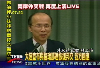 格瑞那達與大陸建交 台灣暫不斷交