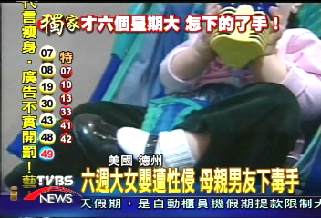 〈獨家〉新生女嬰遭性侵 兇手竟是母親男友