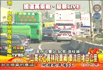 塞怕了！　初四國道　預計下午現車潮