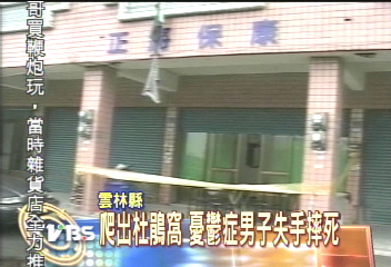 爬出杜鵑窩 憂鬱症男子失手摔死