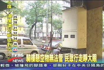 3步電箱5步冷氣機架 騎樓隱藏危機