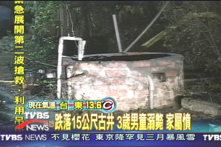 跌落15公尺古井 3歲男童溺斃 家屬憤