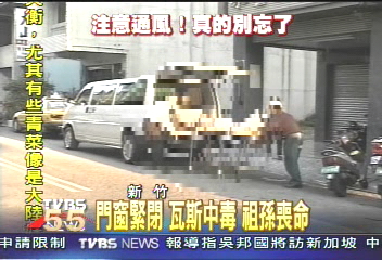 洗澡瓦斯外洩　一對情侶　中毒死亡