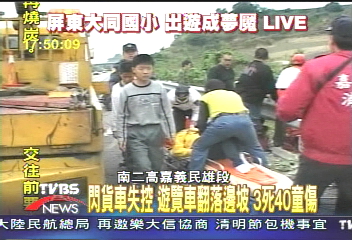 嘉義路崎大車禍　屏東大同國小3死43傷