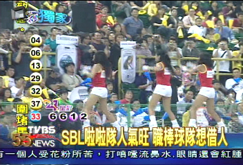 SBL啦啦隊人氣旺 職棒球隊想借人