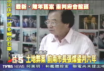 土地弊案 前南市長張燦鍙判6年