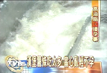 速食吃多　亂經　不孕　隨之來