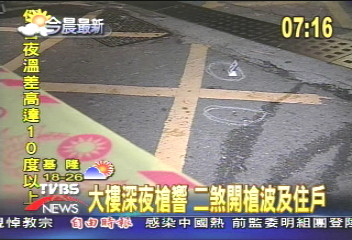 大樓槍響　2煞開13槍波及住戶