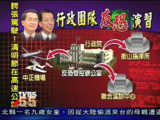 連續三天! 行政國安聯合反恐演訓
