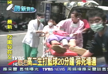 籃球比賽送命　高二生猝死場邊