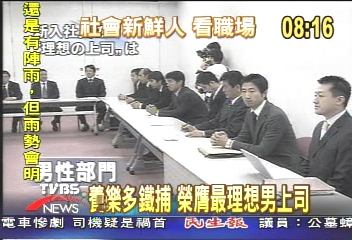 養樂多鐵捕 榮膺最理想男上司