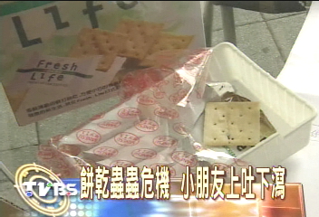 〈獨家〉餅乾蟲蟲危機 小朋友上吐下瀉